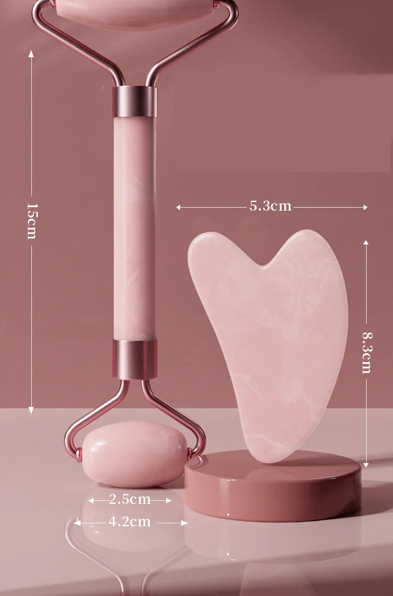 Facial Massage & Scraping Roller Set