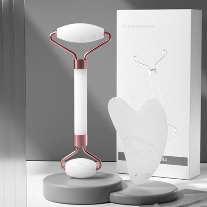 Facial Massage & Scraping Roller Set